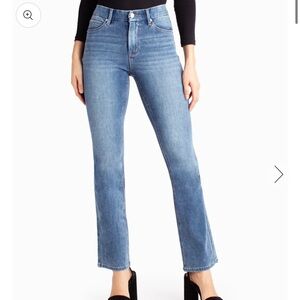 Nicole Miller - Studio Bootcut High Rise Dark Wash Blue Jeans size 8